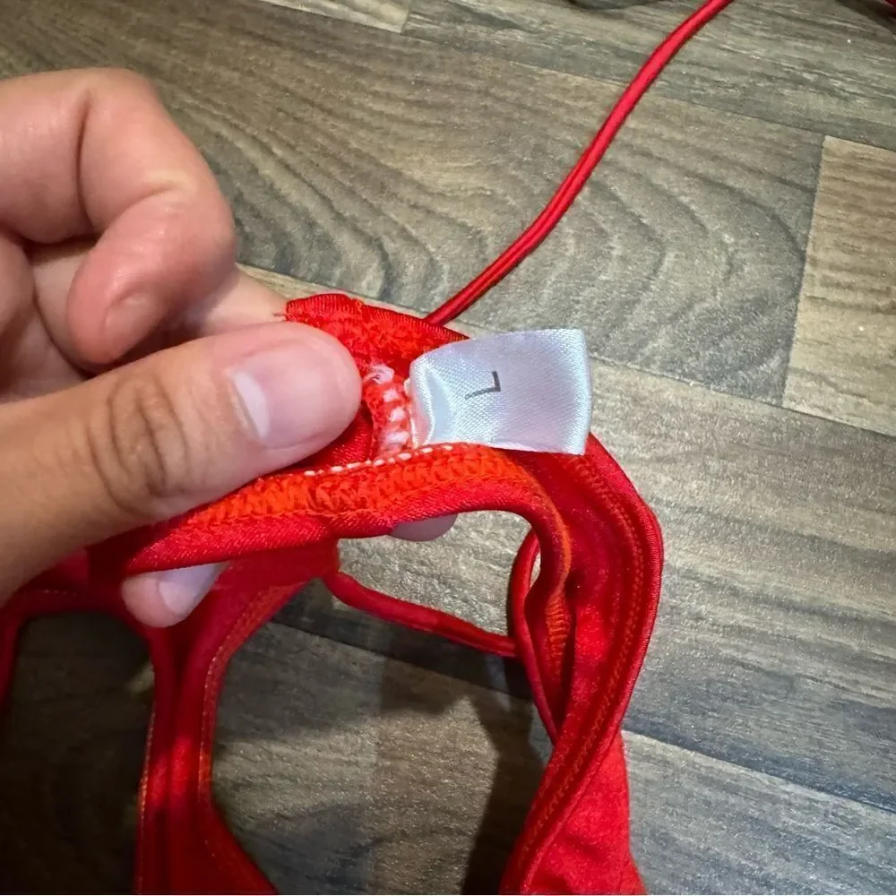 Strappy Red Bikini